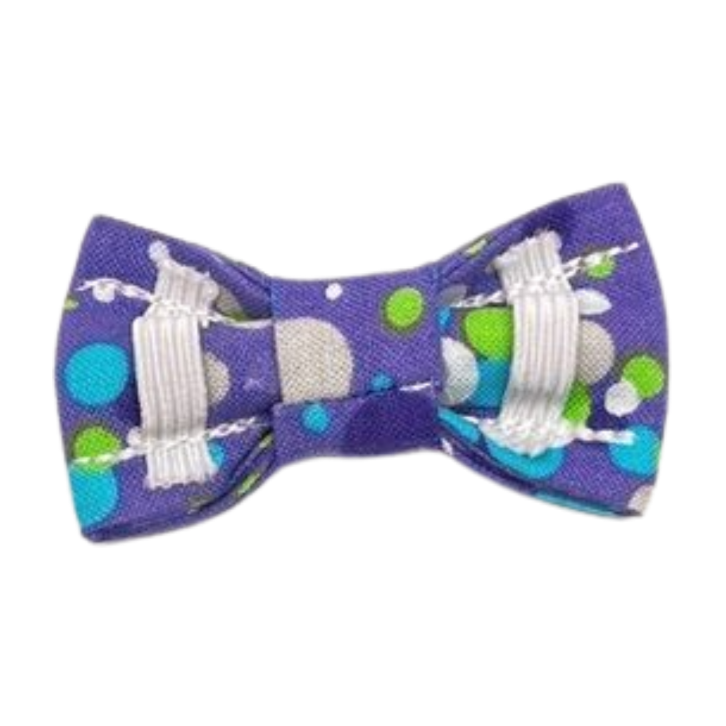 Purple with Dots - Cat Collar with optional Bow Tie