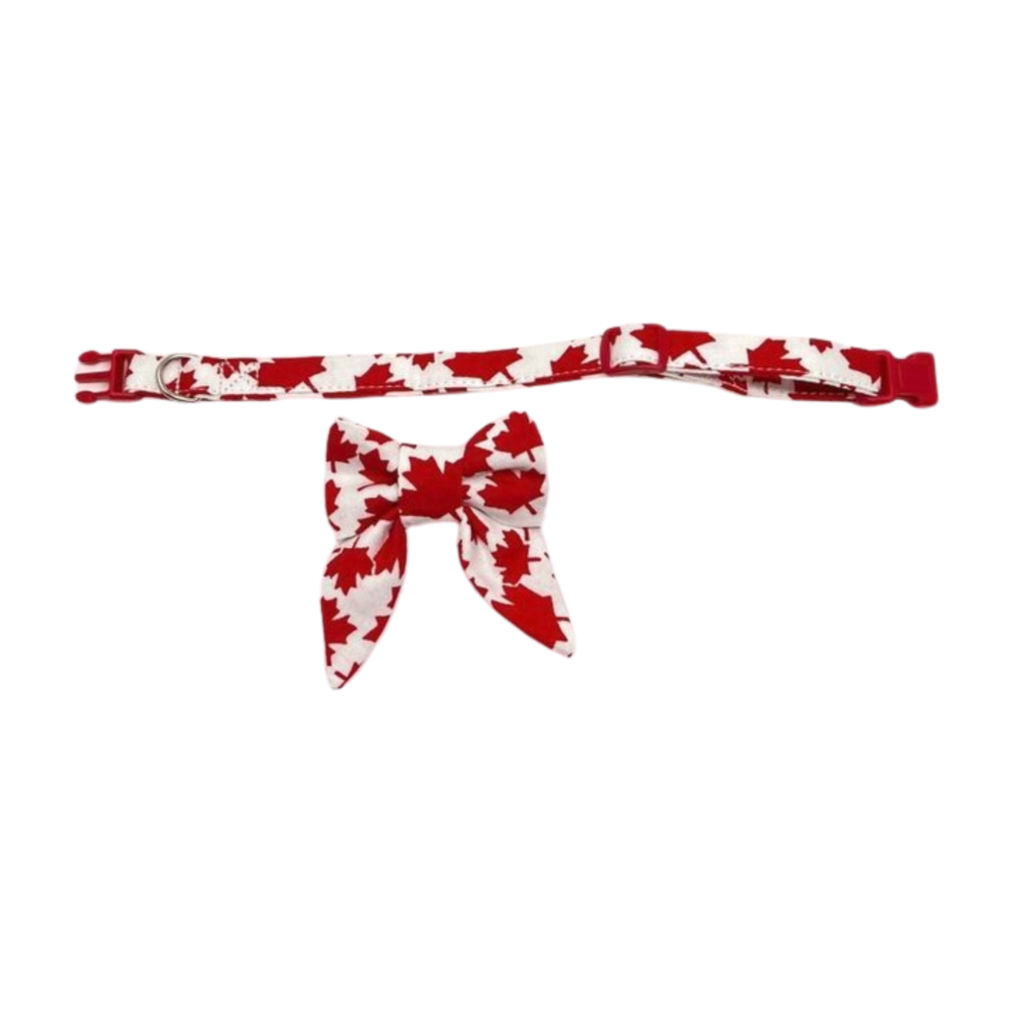 Oh Canada - Cat Collar with Optional Sailor Style Bow