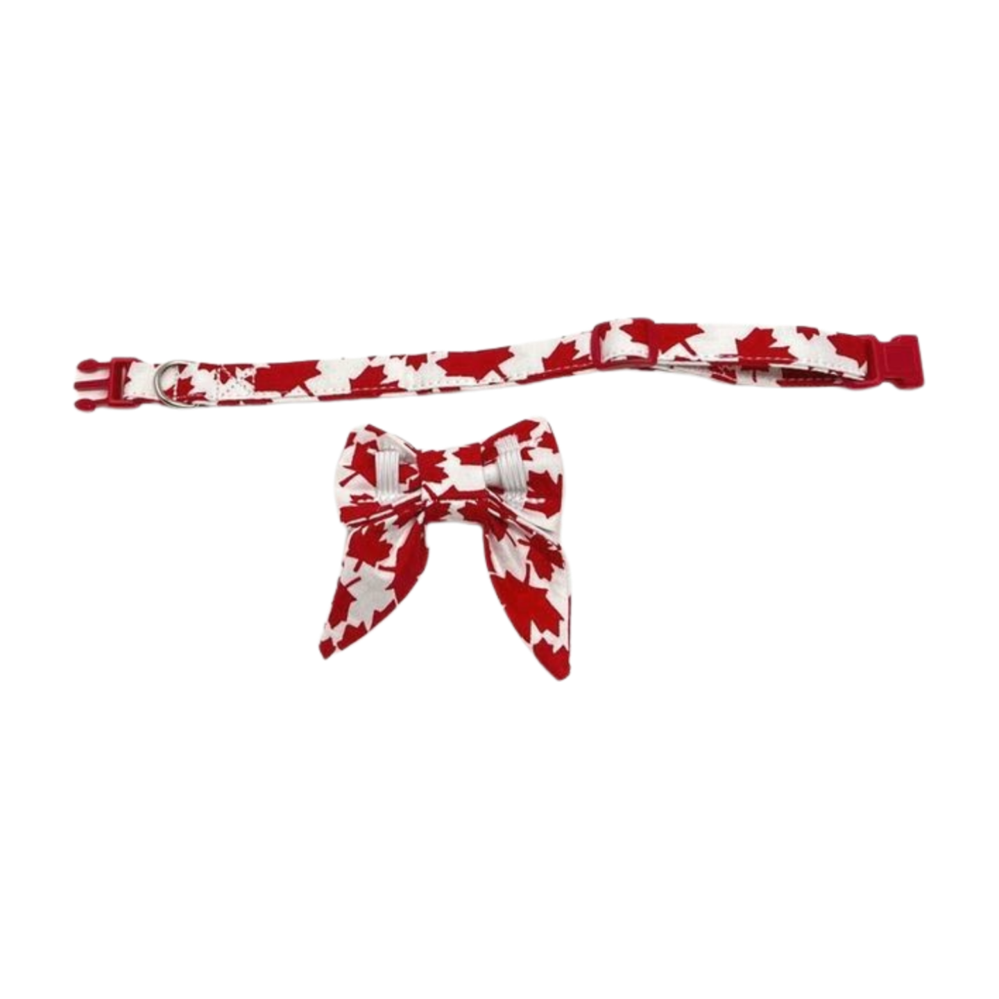 Oh Canada - Cat Collar with Optional Sailor Style Bow
